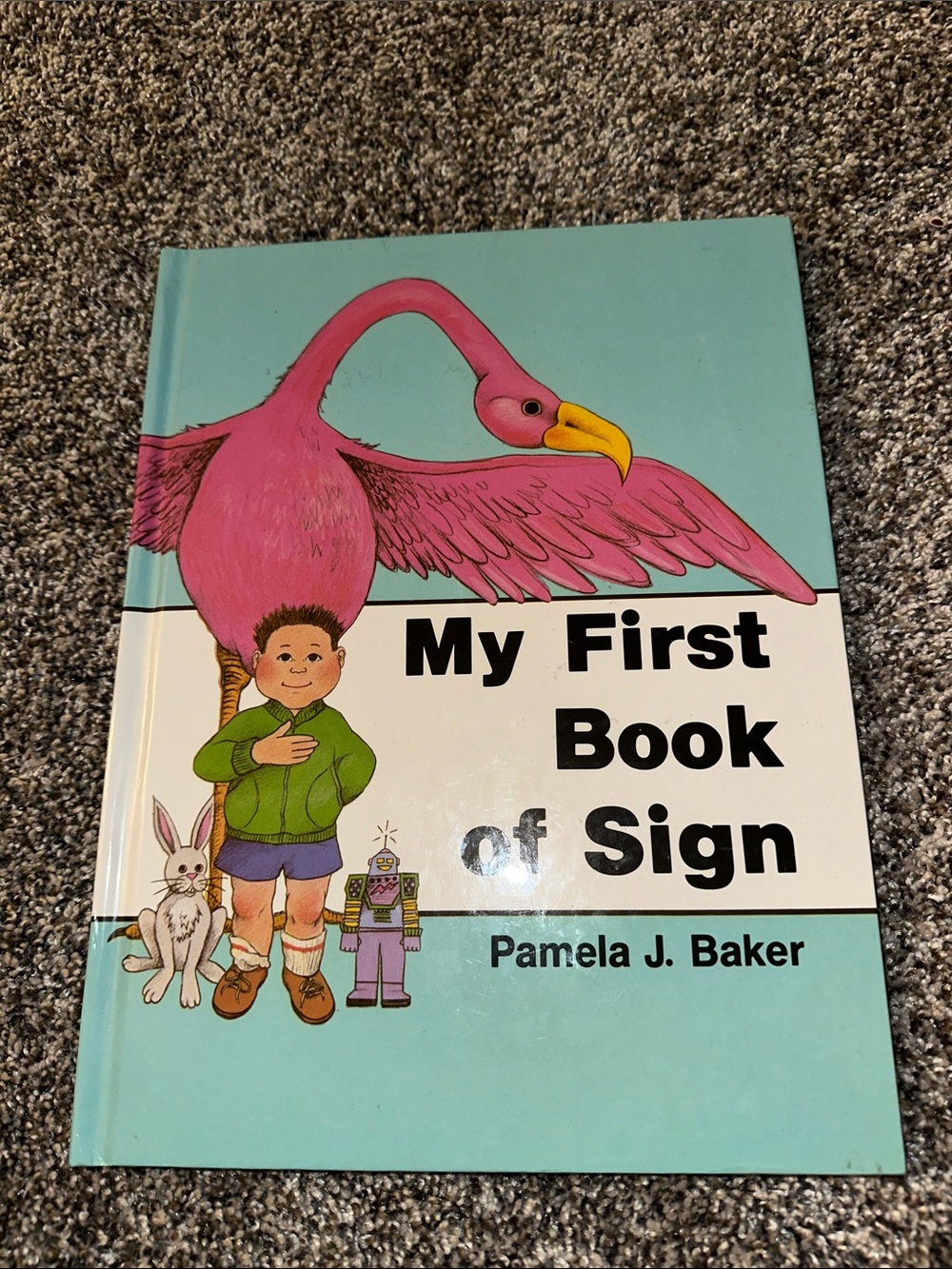 My First Book of Sign – Blue and Pink Early Learning Book by Pamela J. Baker